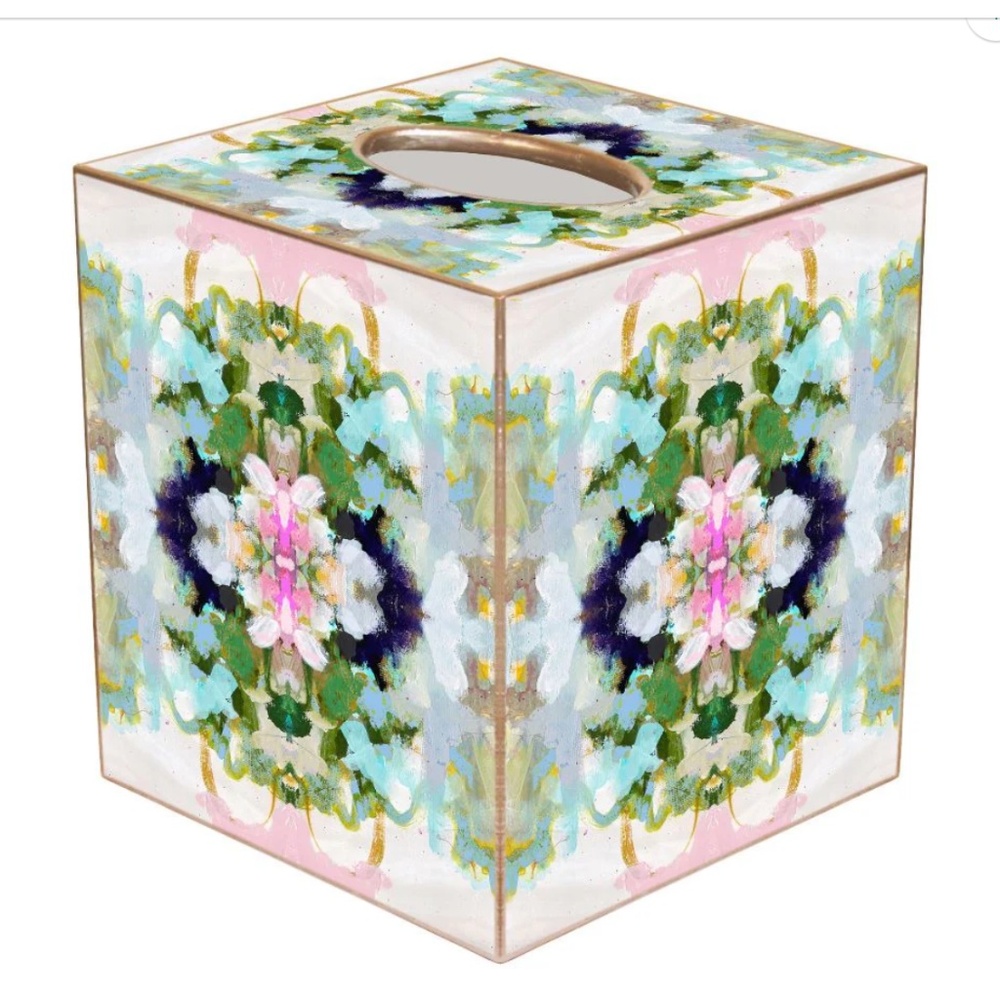 Laura Park Nantucket Bloom Tissue Box